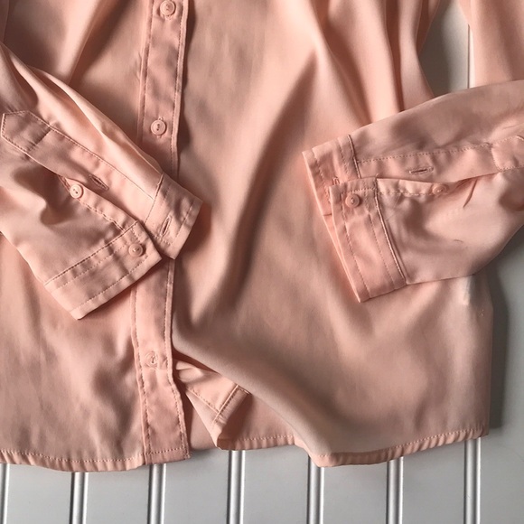 American Eagle pink blouse long sleeve button up - Picture 8 of 8